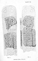 PLATE III.<br> FIG. 1. FIG. 2.<br> RUMUND CROSS, MICHAEL.