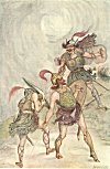 Walthar kept them at bay with his spear 318<br> <i>Hiram Ellis</i>.