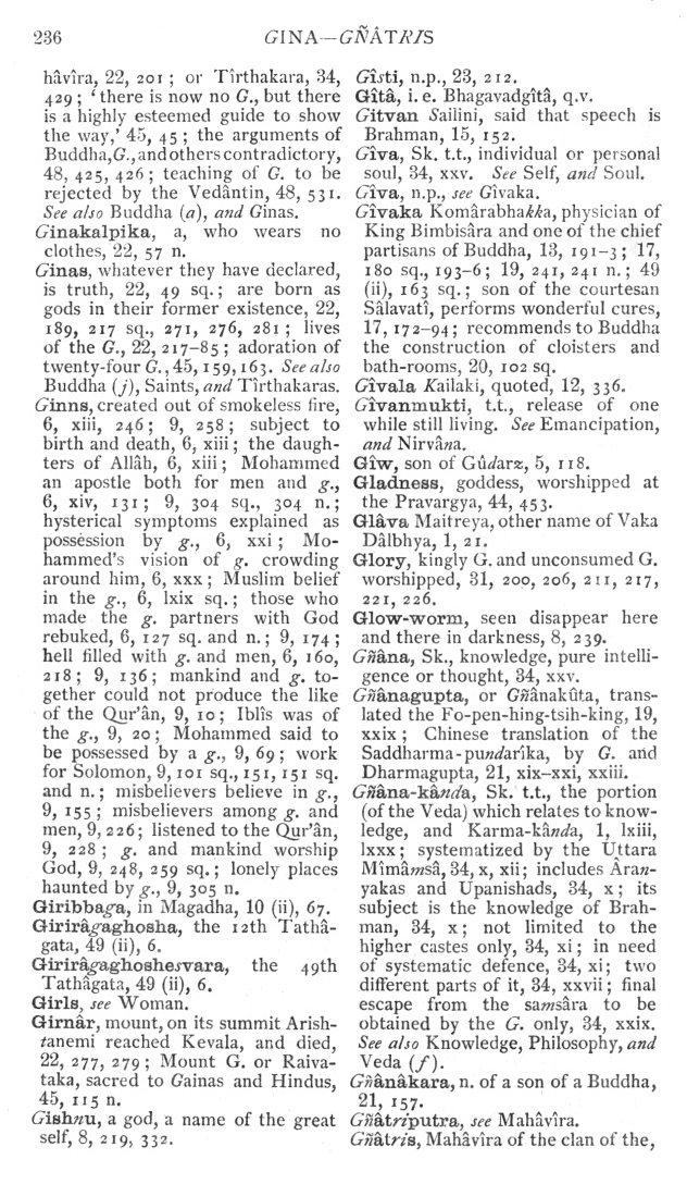 Page 236. Gina—G<I>&ntilde;</I>&acirc;tris