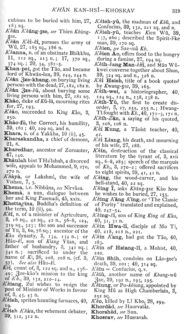Page 319. Khăn Kan-hs&icirc;—Khosrav