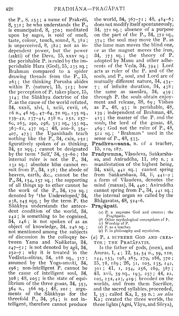 Page 428. Pradh&acirc;na—Prag&acirc;pati