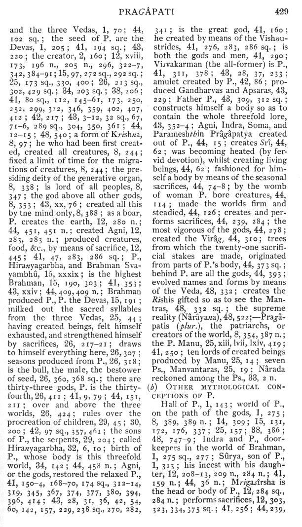 Page 429. Prag&acirc;pati