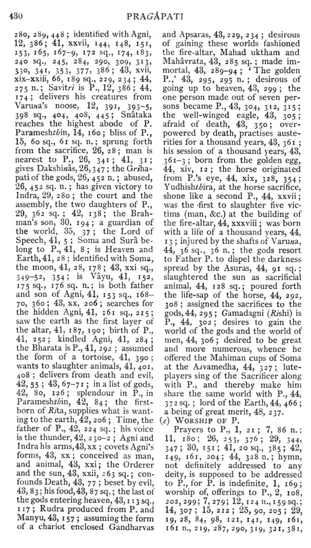 Page 430. Prag&acirc;pati