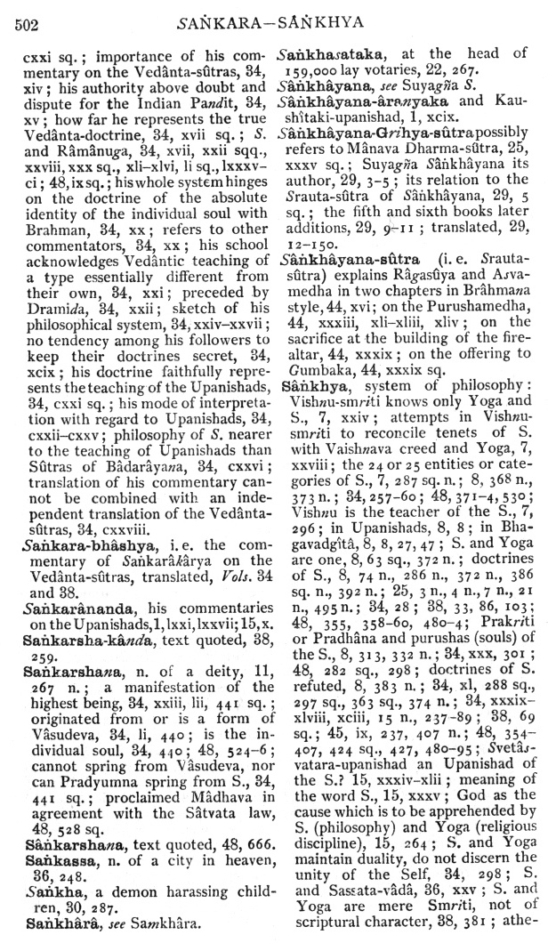 Page 502. Saṅkara—S&acirc;ṅkhya