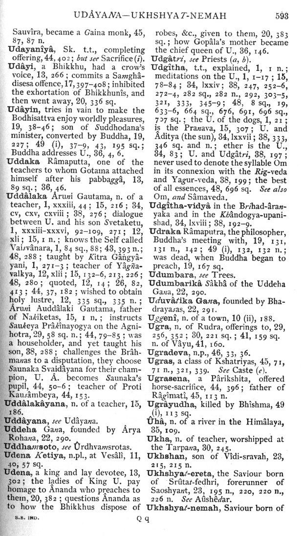 Page 593. Ud&acirc;yana—Ukhsityat-nemah