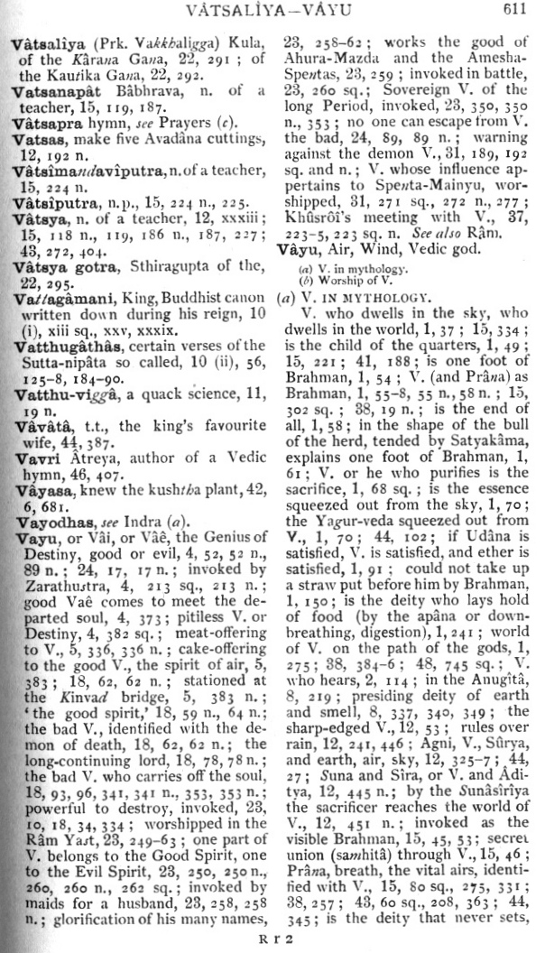 Page 611. V&acirc;tsal&icirc;ya—V&acirc;yu