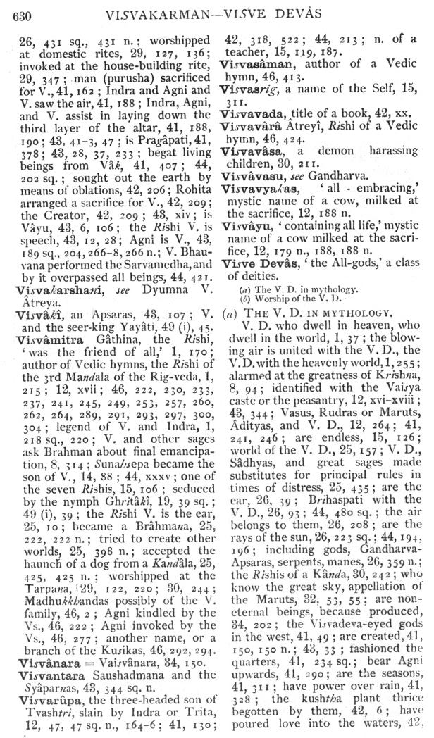 Page 630. Visvakarman—Visve Dev&acirc;s