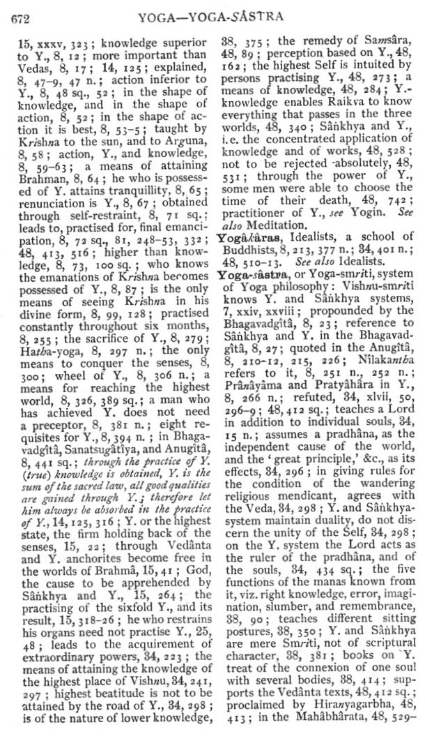 Page 672. Yoga—Yoga-s&acirc;stra