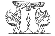 FIG. 72. PERSIAN CYLINDER. (CH. LENORMANT, in the M&eacute;langes d’arch&eacute;ologie, vol. iii., pp. 130 and 131.)